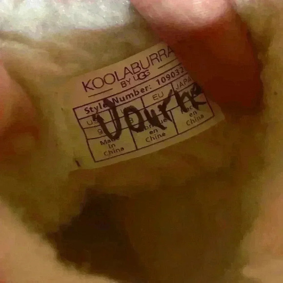 Kookaburra UGG girls pink suede fur lined boots sz. 9 cozy winter fall - Picture 4 of 6